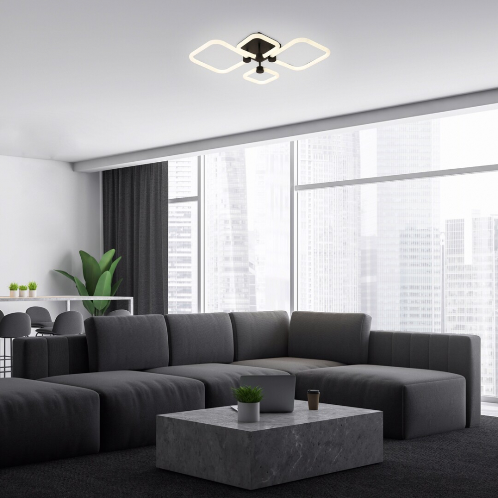 PLAFONIERA LED SOTIRIS 1X47W CU TELECOMANDA SI DIMABILA [6]