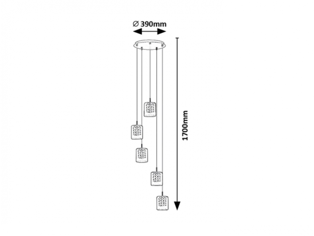 PENDUL CRISTAL DUCHESS 5X40W G9 [2]