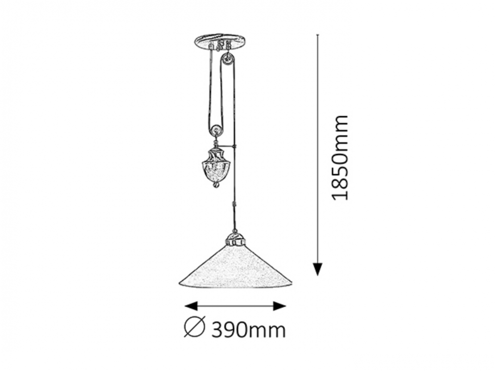 PENDUL MARIAN 1X100W E27 [3]