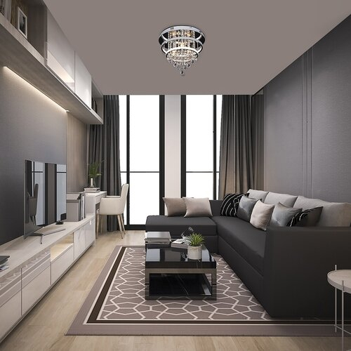 LUSTRA CRISTAL LED 1X32W 4000K + 3XE14 [3]