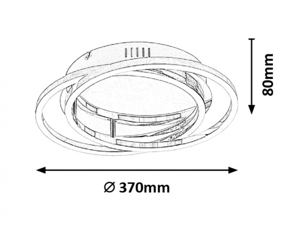 PLAFONIERA LED  SELENA 1X30W 4000K [3]