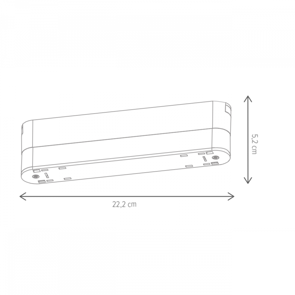 Accesoriu reglabil L-MBK pentru sina magnetica 2 CANALE [3]