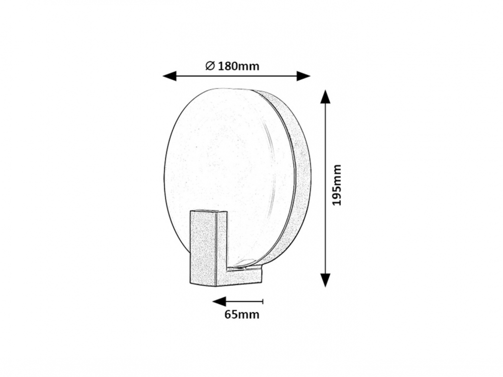 APLICA EXTERIOR CYPRUS LED 1X10W 3000K IP 44 [5]