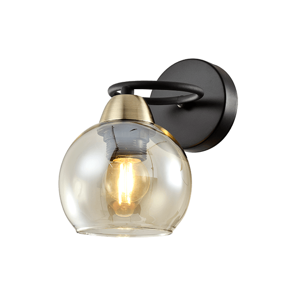 APLICA JAY 1XE27 NEGRU/BRONZ [1]