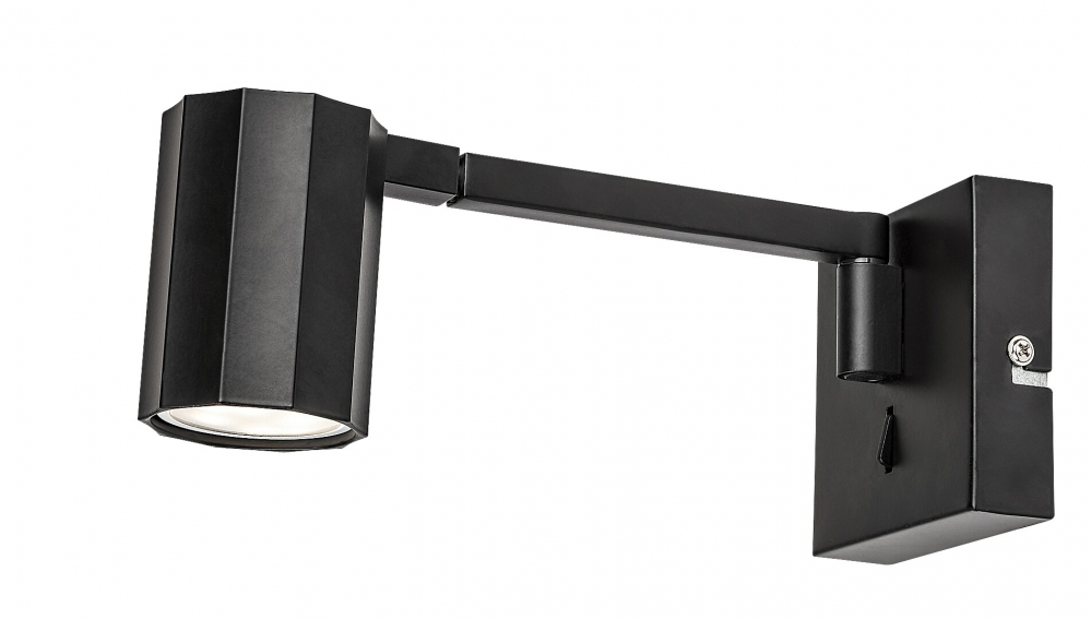 APLICA KARTER 1X5W GU10 NEGRU [2]