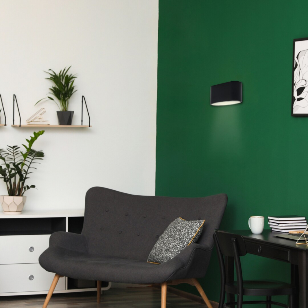 APLICA KAUNAS 1X10W G9 NEGRU OVAL [2]