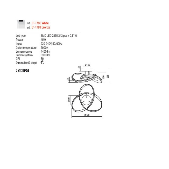 APLICA LED REDO NUCLEO  01-1781 [2]