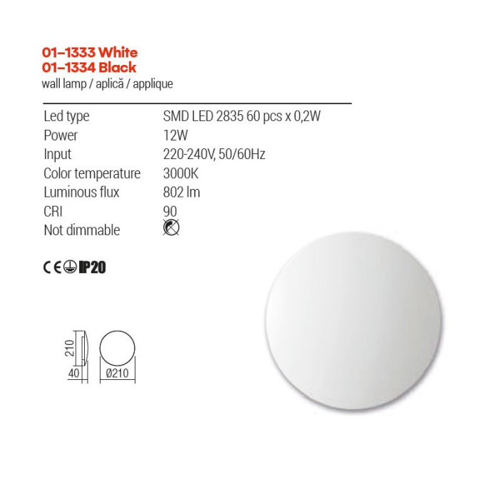 APLICA LED REDO UMBRA 01-1334 [2]