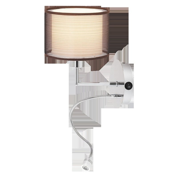 APLICA ANASTASIA 2629 CROM MARO E27 1X60W LED 1W 50X23X18CM [2]