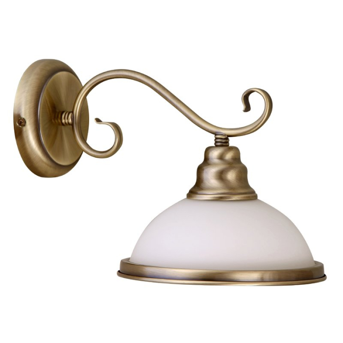 APLICA  ELISETT BRONZ ALB E27 1X60W 250X225MM [5]