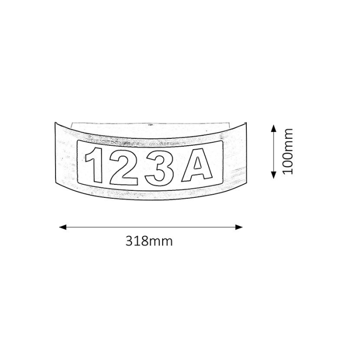 APLICA  INNSBRUCK 8748 PENTRU ILUMINAT EXTERIOR AURIU ANTIC ALB E27 1 14W 31.8X10X9CM [2]