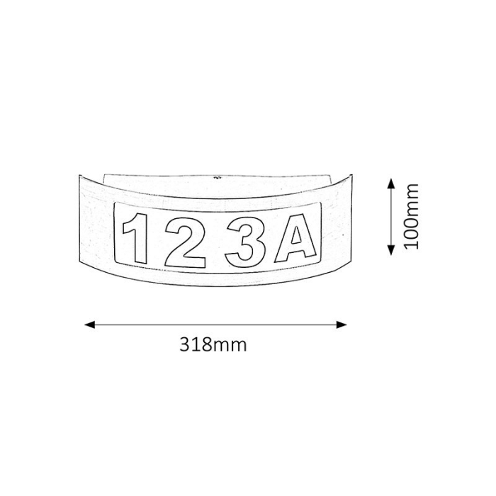 APLICA RABALUX INNSBRUCK 8749 PENTRU ILUMINAT EXTERIOR ALB E27 1 14W 31.8X10X9CM [2]