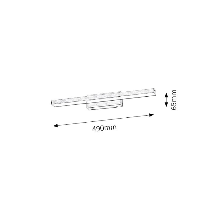 APLICA JOHN 5721 BRONZ ALB LED 12W [2]
