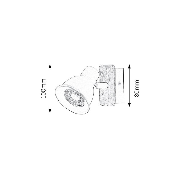 APLICA  MAC 5902 NEGRU NEGRU GU10 1X15W [2]