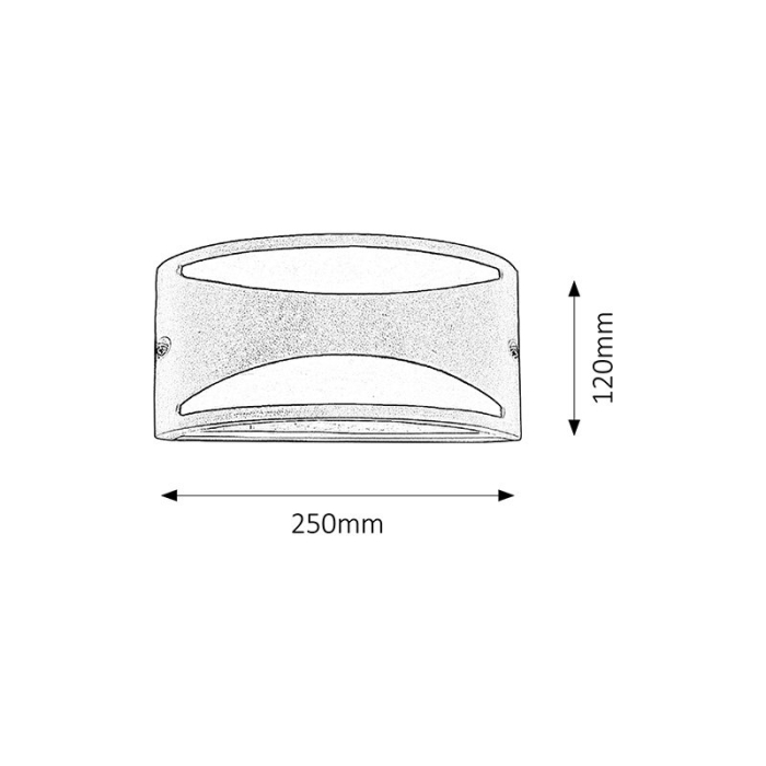 APLICA RABALUX MANHATTAN 8359 PENTRU ILUMINAT EXTERIOR NEGRU MAT E27 1X60W 250X120MM [2]