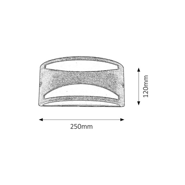 APLICA MANHATTAN  AURIU ANTIC E27 1X60W 250X120MM [2]