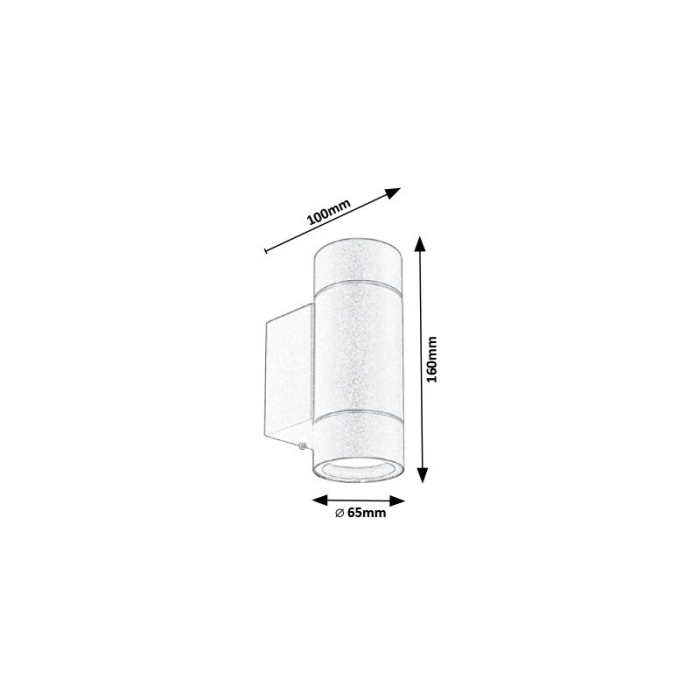 APLICA  PHOENIX  DE EXTERIOR TRANSPARENT GU10 2 10W [2]