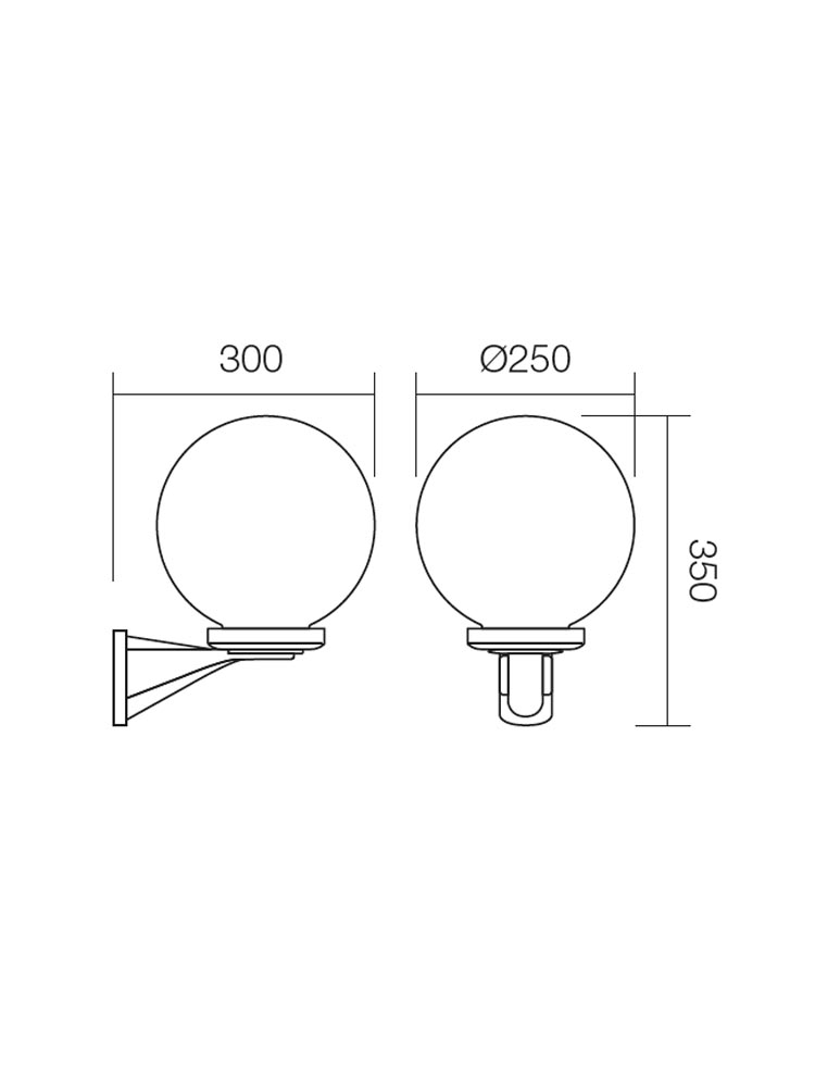 APLICA SFERA FUMURIE 1XE27 D250MM [2]