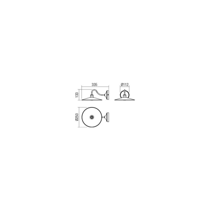 APLICA EXT. ALTENIA 02-963 E14 1X28W ANTIQUE [2]