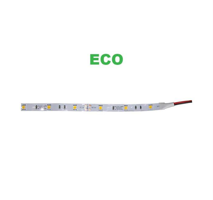 Banda Led ECO 7.2W/m 30Led 12VDC IP20 Alb Cald  SMD5050 [2]