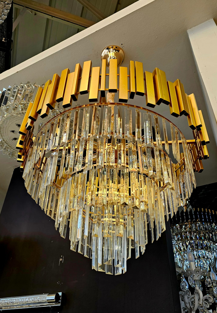Candelabru modern de cristal K9 - 30cm; 40cm; 50cm; gold [4]