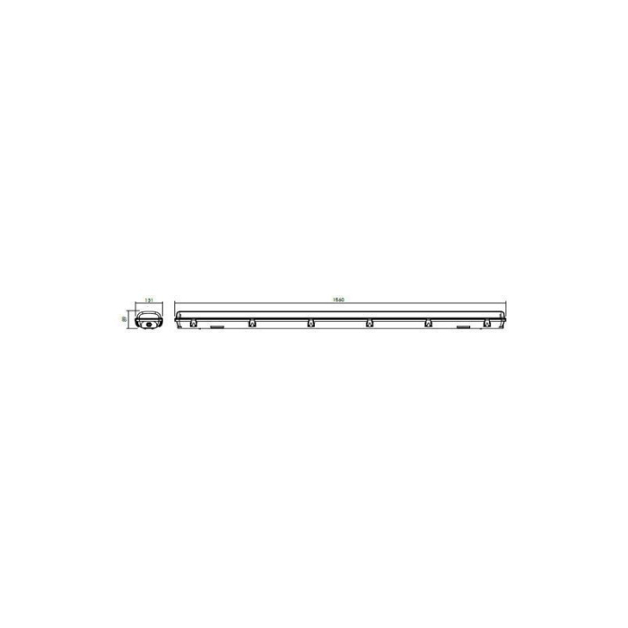 CORP LED ETANS XPROOF 60W 6000K IP65 1.5M ARELUX [2]