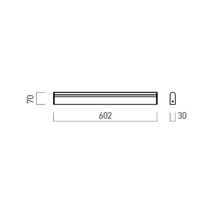 CORP LED XMIRO 10W 3000K IP44 ALB MAT ARELUX [3]
