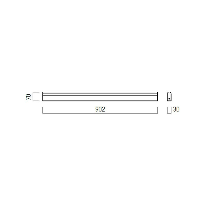 CORP LED XMIRO 14W 4000K IP44 ALB MAT ARELUX [4]