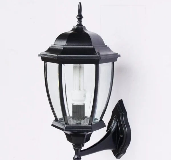 FELINAR APLICA EXTERIOR NIZZA 1XE27 60 W IP44 IN SUS NEGRU [2]