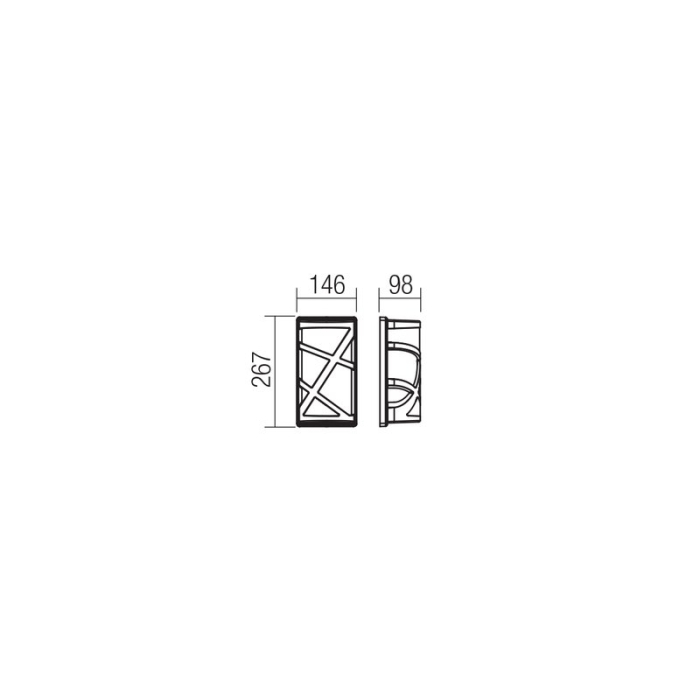 FELINAR APLICA VORTEX 9097 1X20W E27 MARO [2]