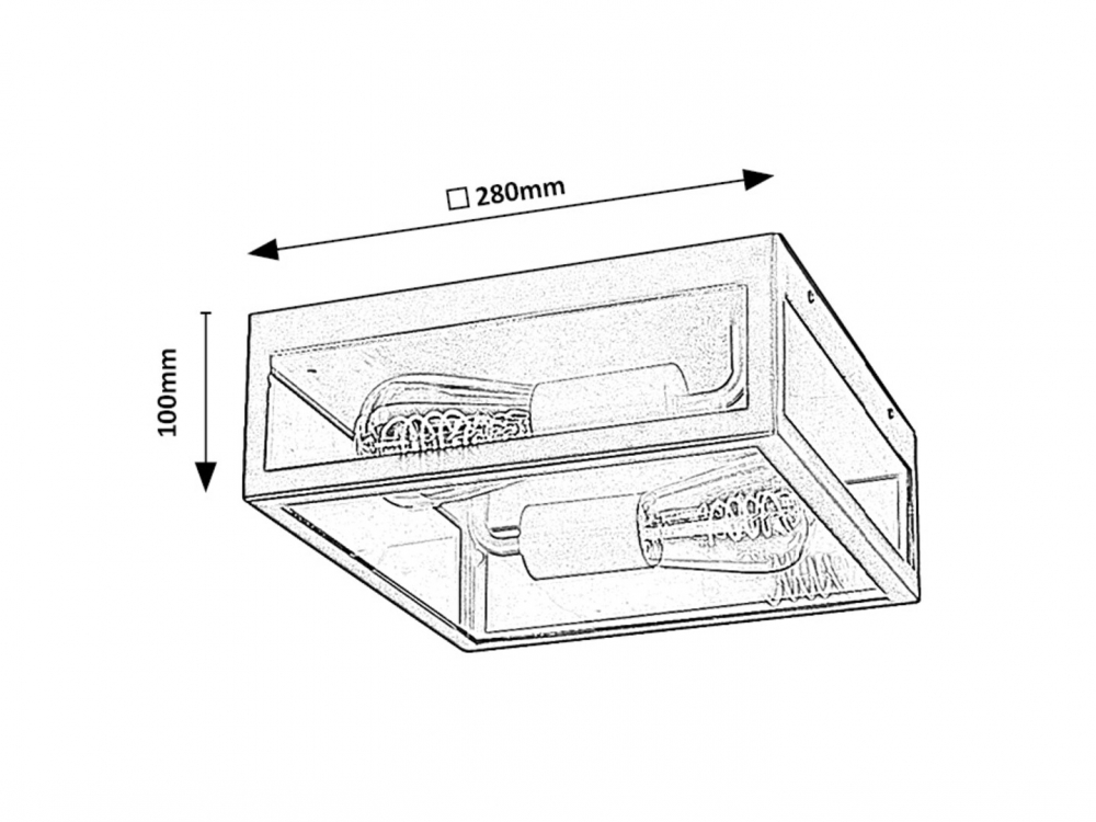 FELINAR APLICA ZATON 2X60W E27 [5]