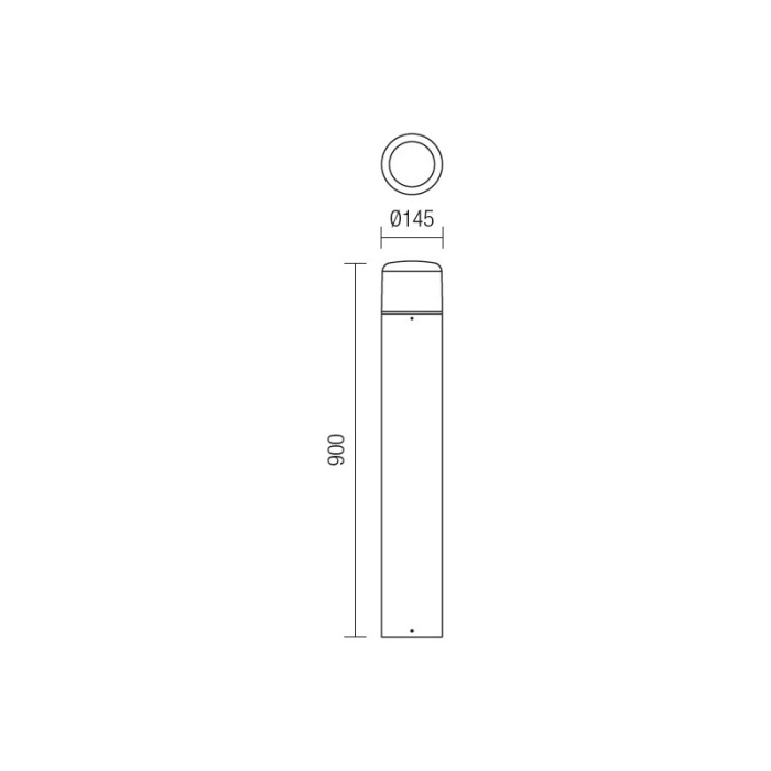 FELINAR LED CYCLO  9W DG IP54 ST. H90 [3]