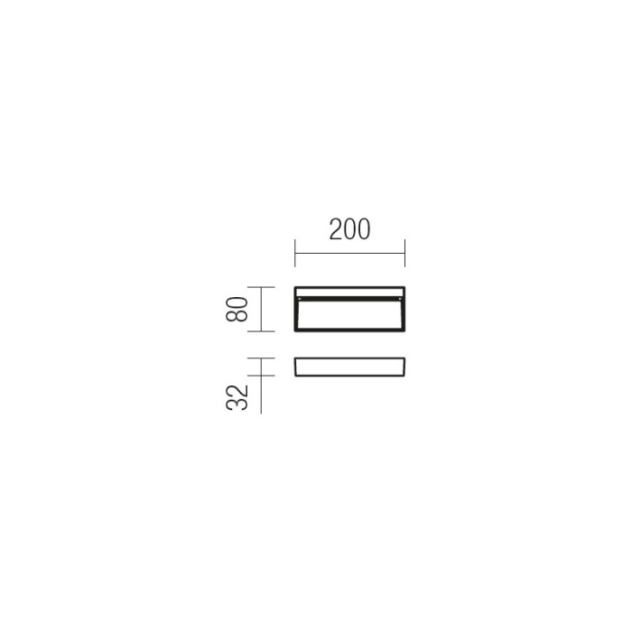 FELINAR LED EVEN 9152 6W WH IP54 AP. SQUARE [2]