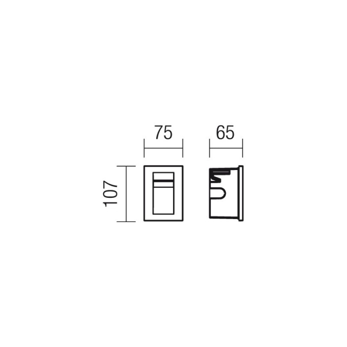 FELINAR LED REDO INNER 9637 3W WH IP65 AP. [3]