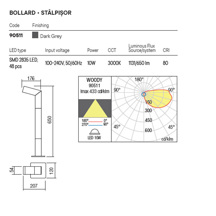 FELINAR RED. WOODY LED 10W IP54 LC [2]