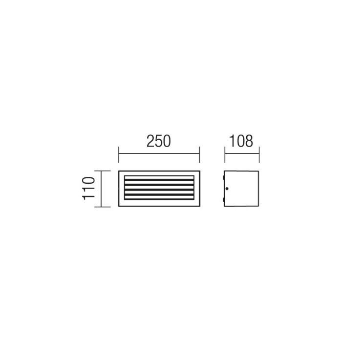 FELINAR REDO BRICK 9898 E27 1X15W DG IP54 AP. [2]