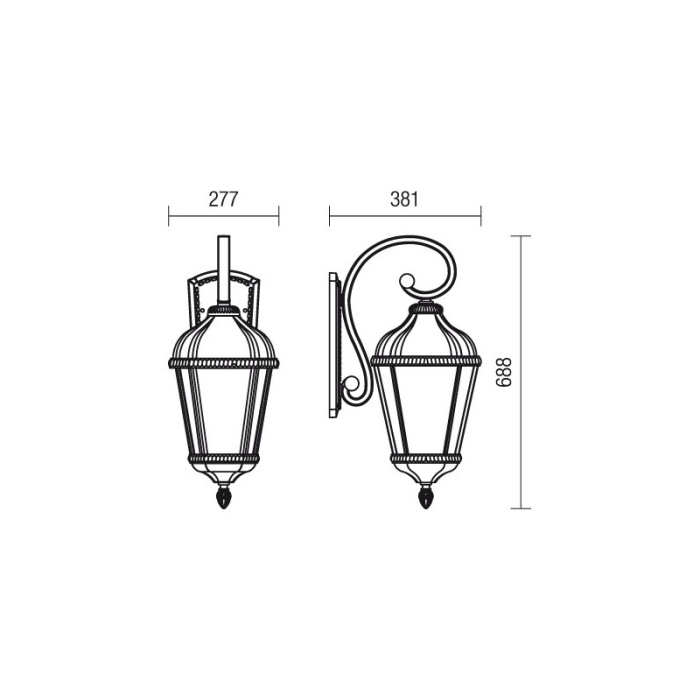 FELINAR  ESSEN 9658 E27 1X70W IP44 AP JOS [2]