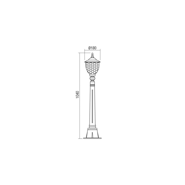 FELINAR STALP MATERA 9634 E27 40W RAB H100 [2]