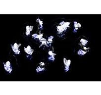 INSTALATIE CRACIUN PENTRU BRAD 20 LED MODEL INGERASI  4.75M ALB,INTERIOR [2]