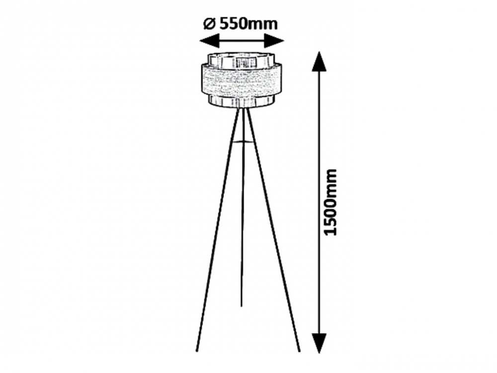 LAMPADAR BASIL 1X40W E27 [3]