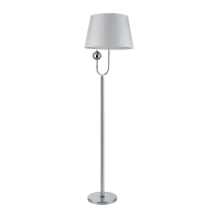 LAMPADAR CARMEN 1xE27 ALB/CROM [1]