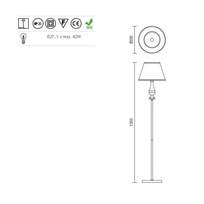 Lampadar Redo Fabiola [2]