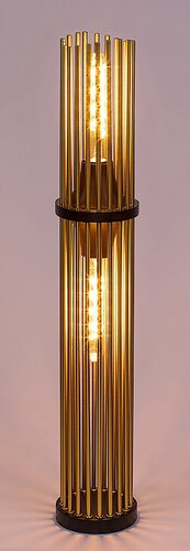 LAMPADAR ROXAS 2X40W E27 NEGRU/CUPRU [1]
