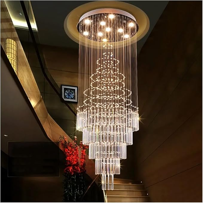 LUSTRA LED CASA SCARII DIAMETRUL 60 1X80W 2800mm [1]