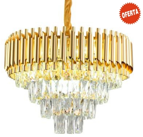 LUSTRA CRISTAL 50CM AURIE 9XE14 [1]