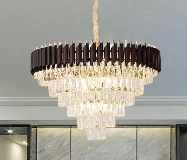 CANDELABRU DE CRISTAL - GOLD-NEGRU 12X E14 [3]