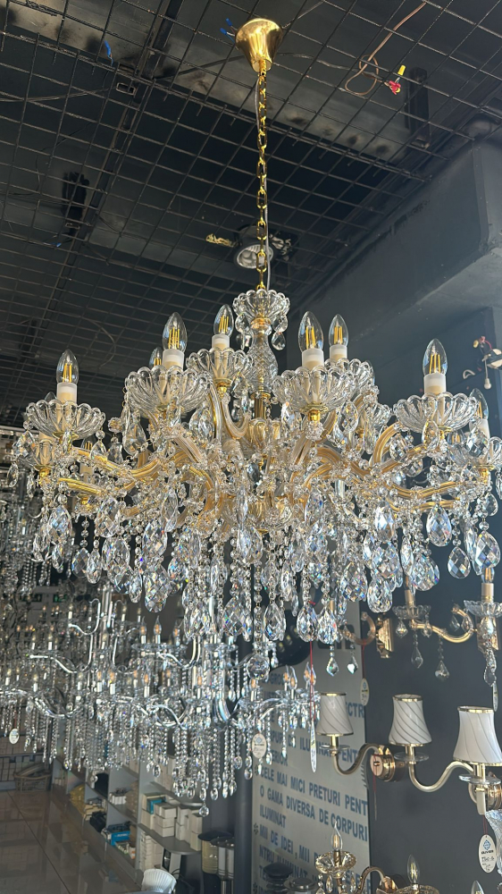 LUSTRA CRISTAL AURIU 12+6 AUR [2]