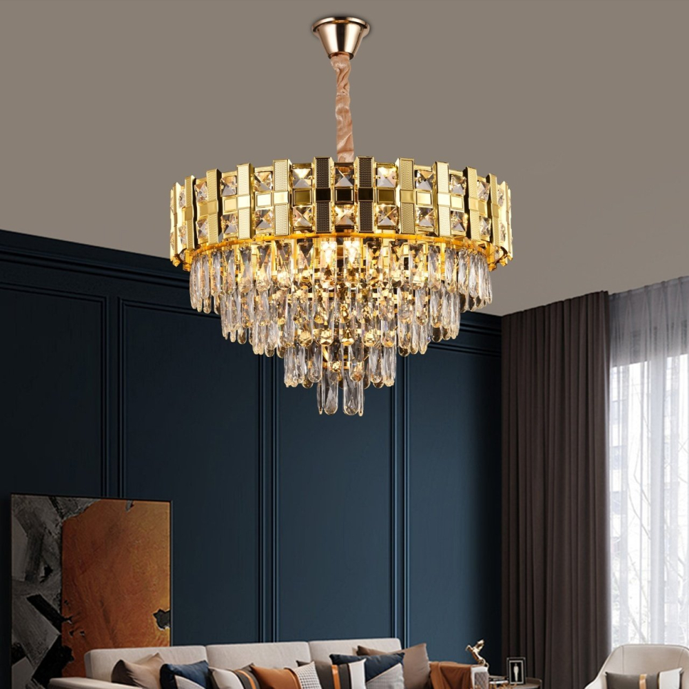 LUSTRA de CRISTAL - AURIE 8xE14; diametru 60CM [1]