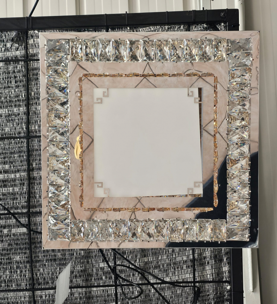 PLAFONIERA LED CRISTAL PATRATA 1X90W [2]