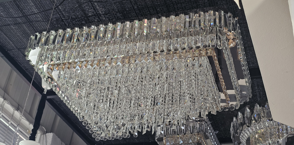 PLAFONIERA de CRISTAL - dimensiuni: 1150x750x430 - 1x360W [6]